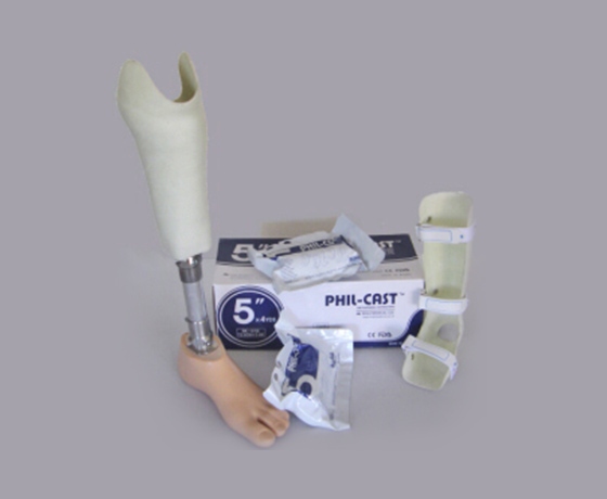 PHIL-CAST is manufactured by combining FIBERGLASS with outstanding elasticity and flexibility with POLYURETHANE, a hardener